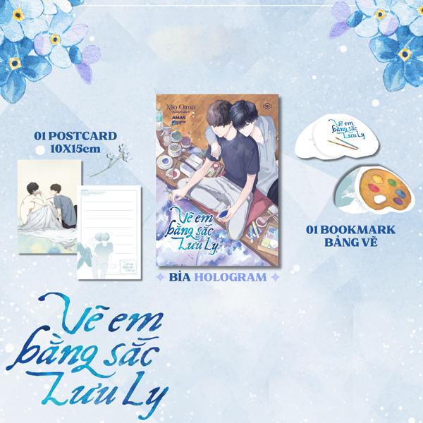Sách - Vẽ Em Bằng Sắc Lưu Ly - Tặng Kèm Bookmark Bảng Màu + Postcard