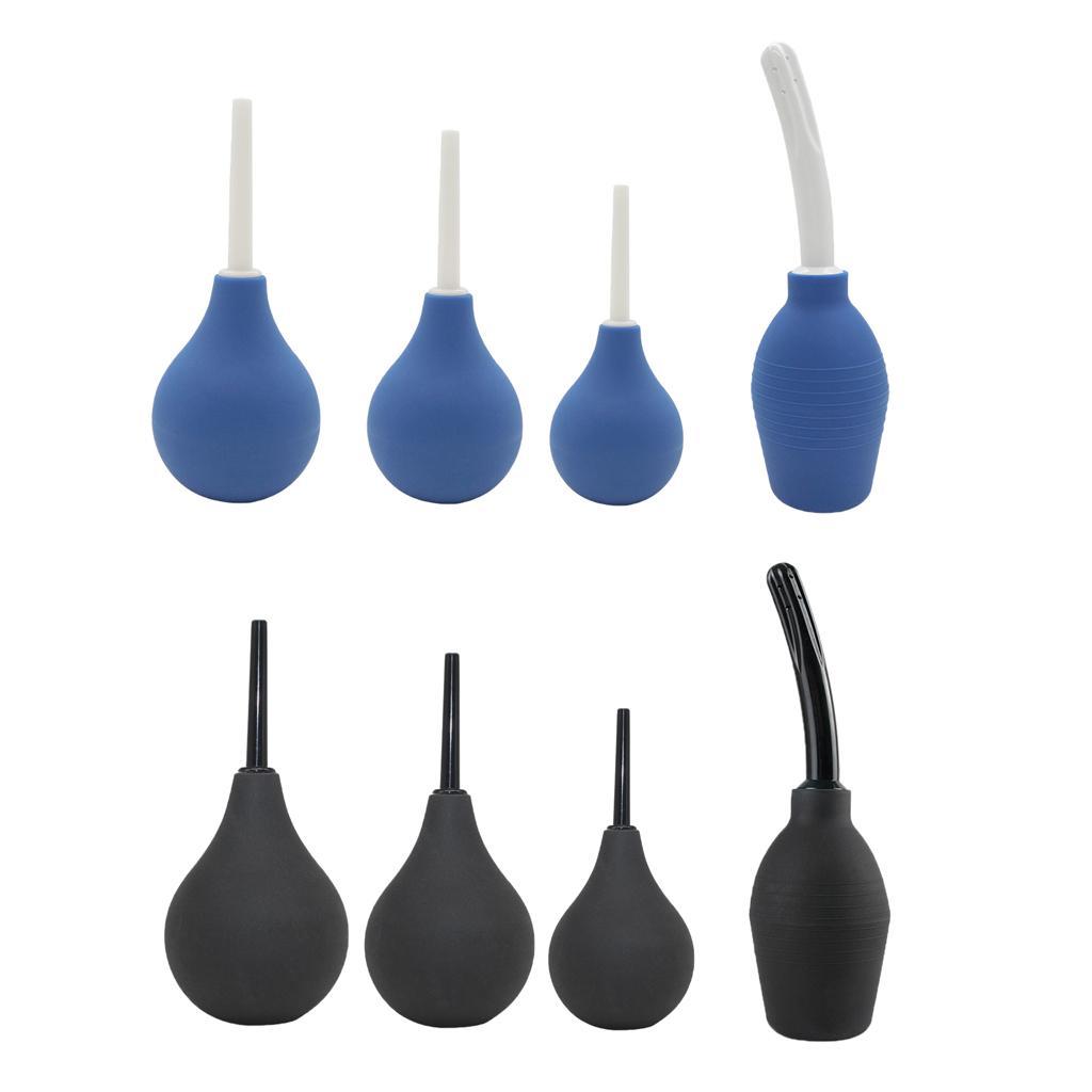 3Pcs Soft Safe Comfortable 90ml Anal Douche Enema Bulb For Women Man Health