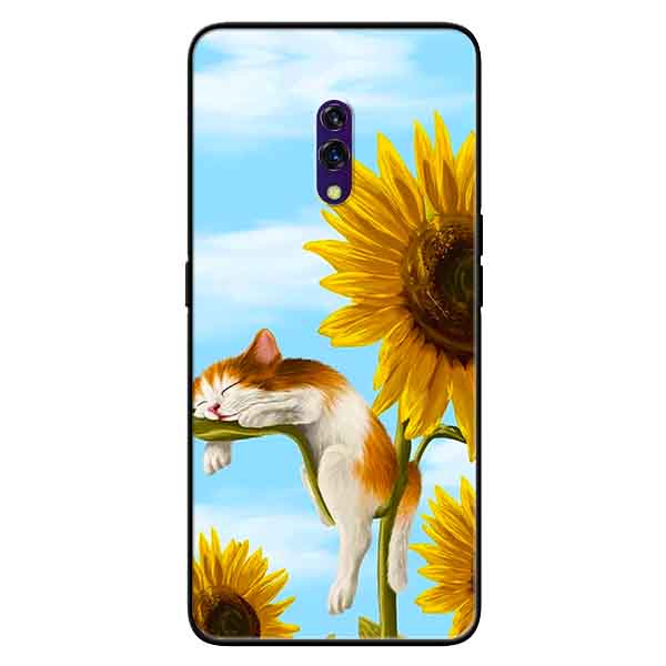Ốp lưng in cho Oppo K3 Mẫu Mèo Ngủ
