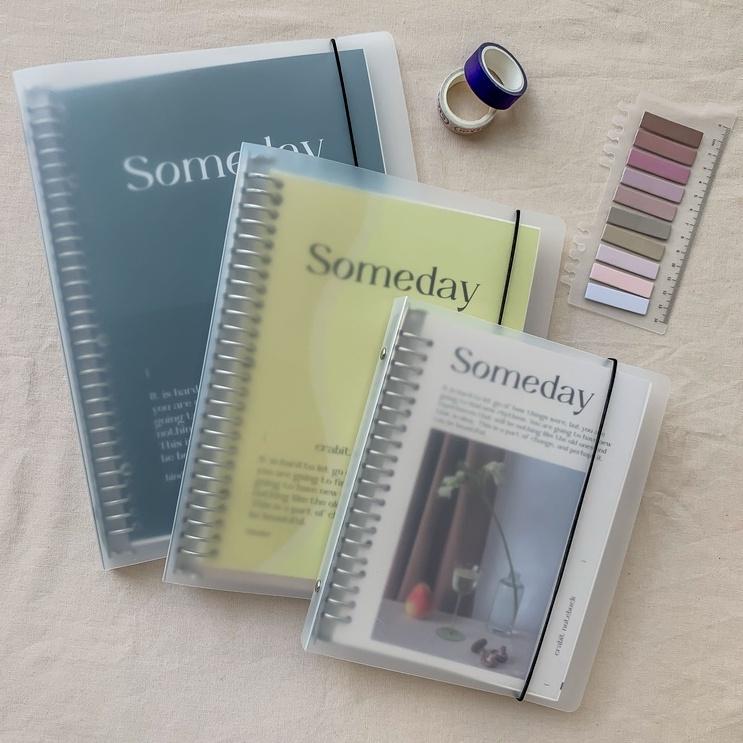 Sổ Còng B5 A4 A5 Crabit Someday Sổ Ghi Chép Bullet Journal Công Việc Học Tập Ruột Chấm Dotgrid Ruột Grid 100 Trang