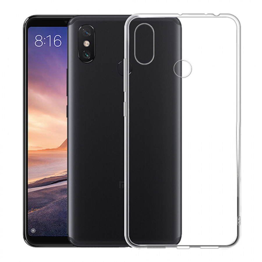 Ốp lưng dẻo cho Xiaomi Mi Max 3 hiệu Ultra Thin mỏng 0.6mm chống trầy - Hàng chính hãng 