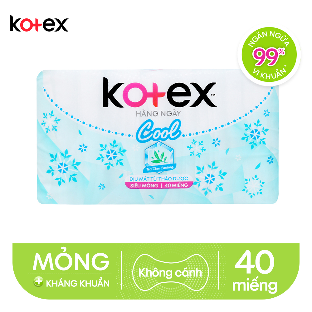 Bvs Kotex Liner siêu mỏng 40 miếng