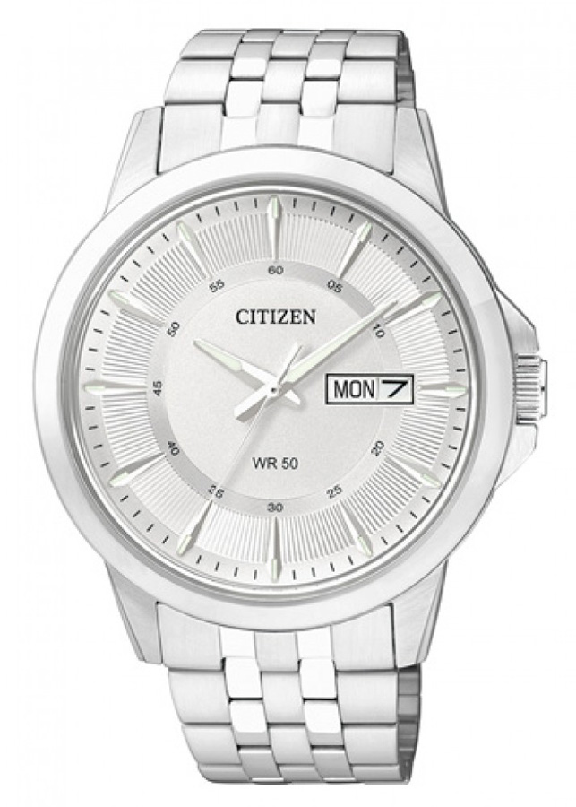 Đồng Hồ Nam Citizen Dây Thép Không Gỉ BF2011-51A - Mặt Trắng