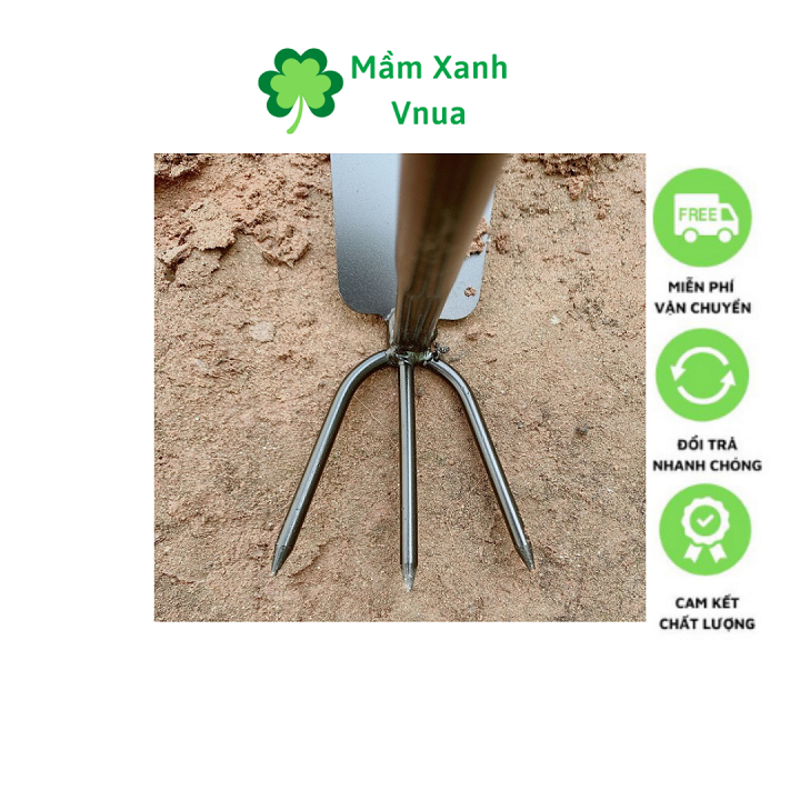 Cuốc và Cào 2 in 1 Tiện Lợi - Cán Cao Su - MG34