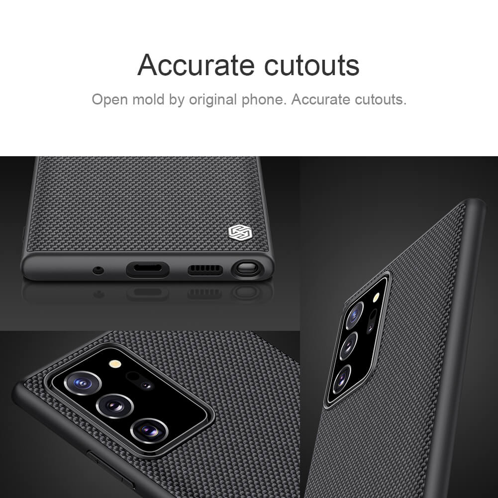 Ốp lưng chống sốc cho Samsung Galaxy Note 20 Ultra hiệu Nillkin Textured nylon fiber case - hàng nhập khẩu