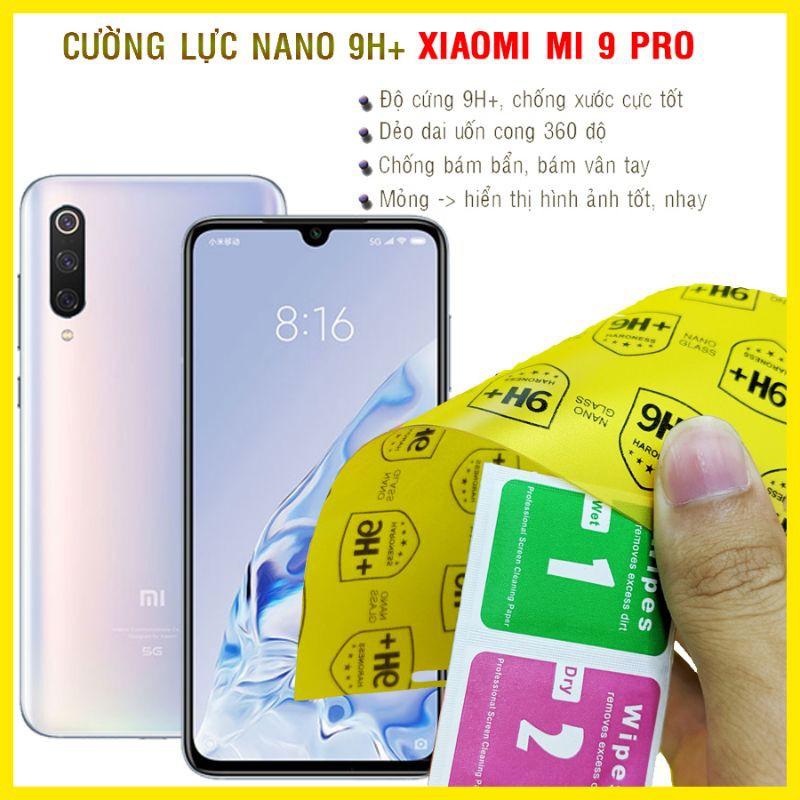 Dán cường lực dẻo nano dành cho Xiaomi Mi 9 Pro