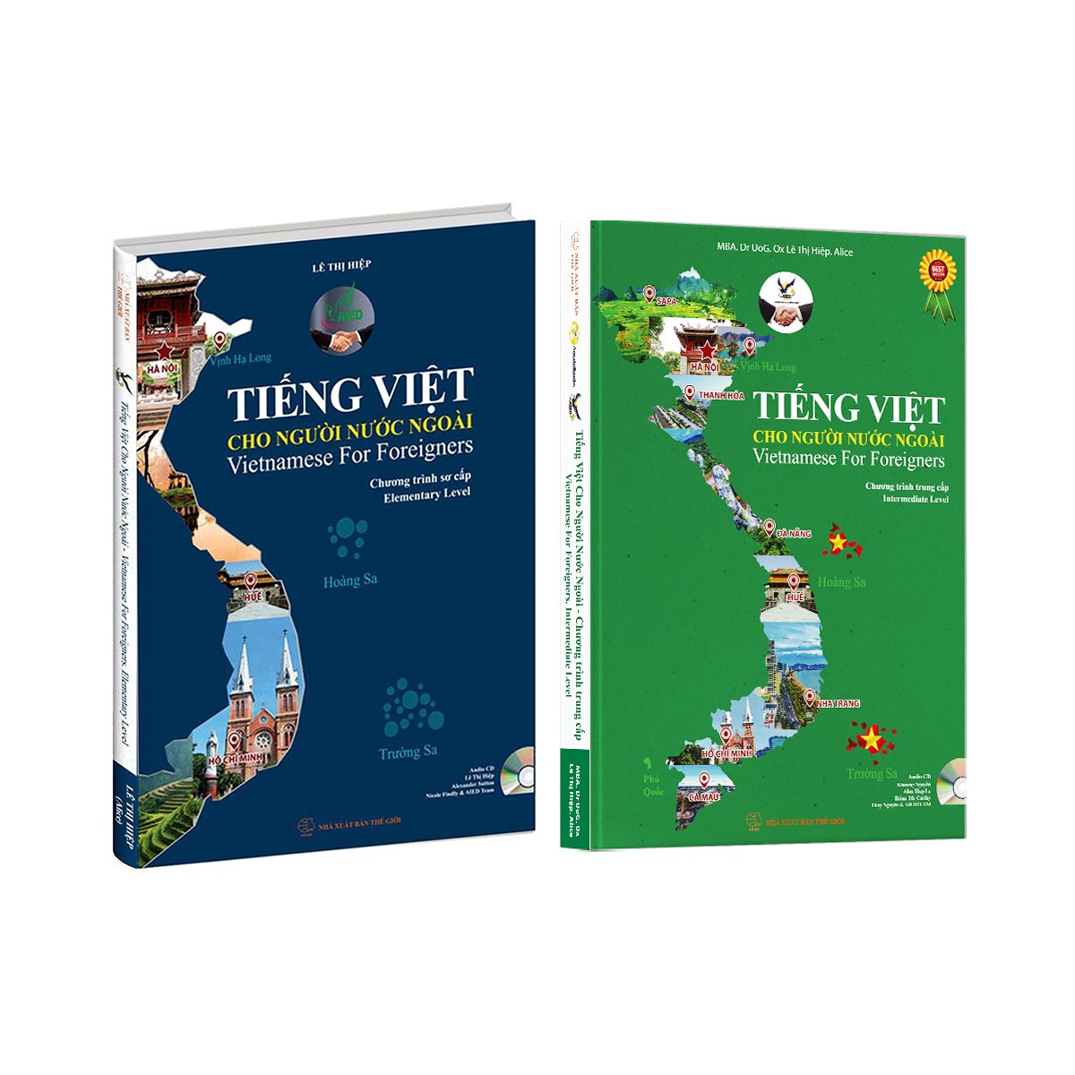 Bộ sách Tiếng Việt cho người nước ngoài 2 cấp độ Sơ cấp - Trung cấp