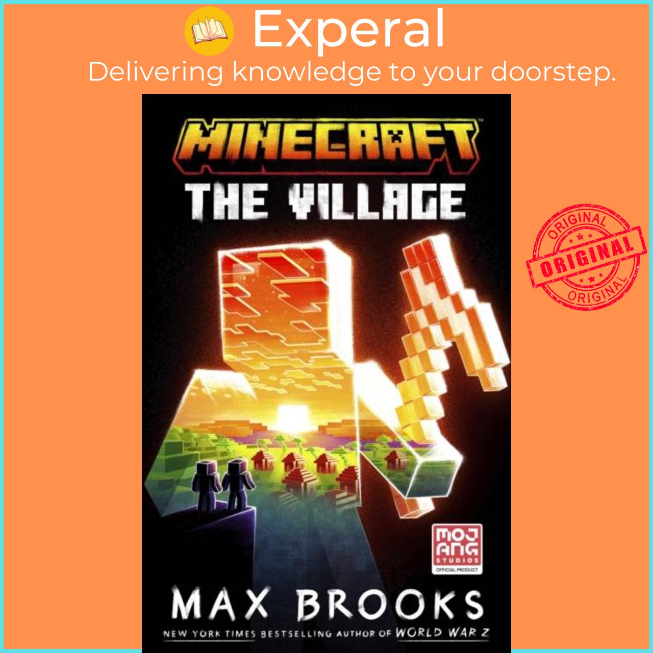 Sách - Minecraft: The Village by Max Brooks (UK edition, hardcover)
