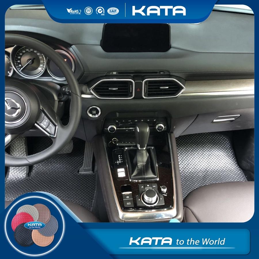 Thảm lót sàn ô tô KATA cho xe Mazda CX8 (bản 7 chỗ) (2019 - 2023) - Khít với sàn xe, Chống trơn, Không mùi, Không ẩm mốc