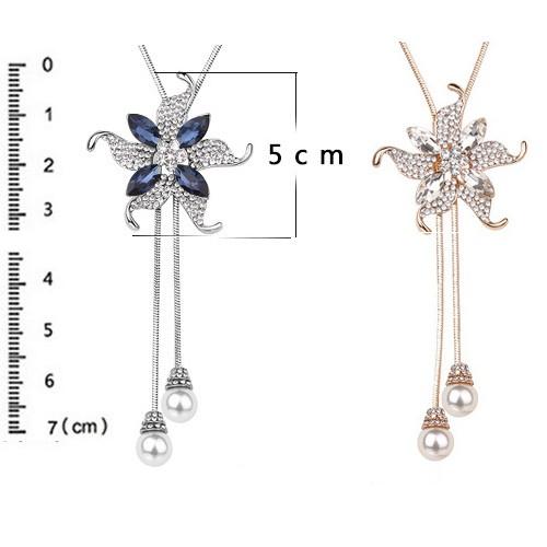 Dây chuyền dài hoa 5 cánh BHDC133
