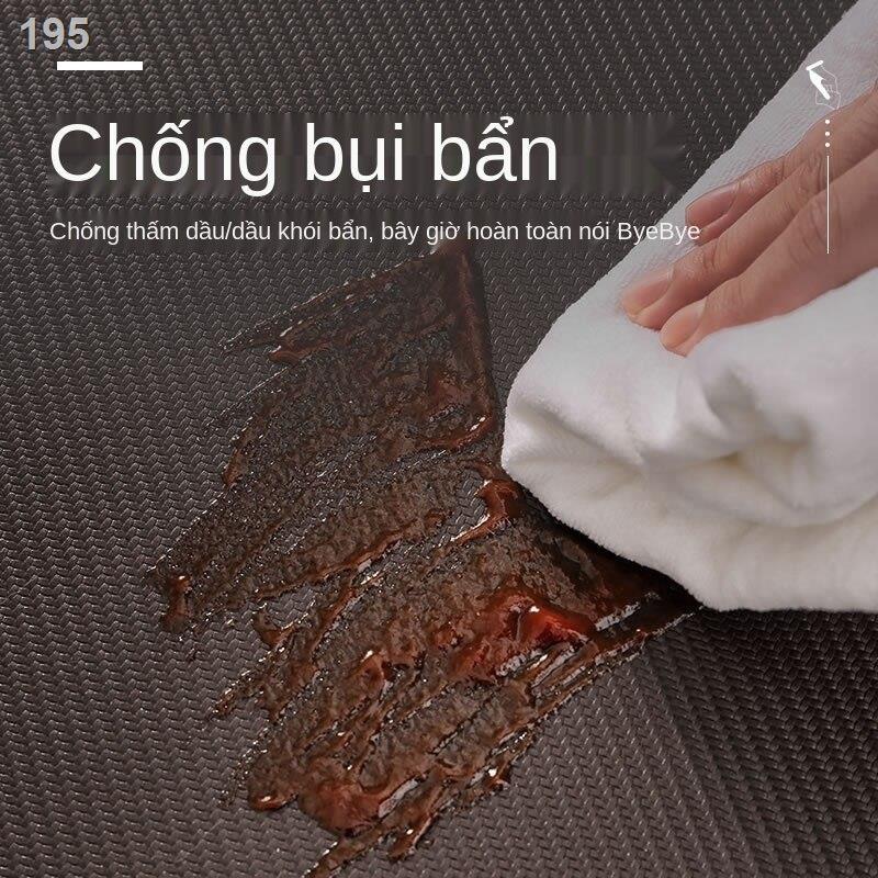 Thảm trải sàn chống trượt nhà bếp dày dùng một lần, lót chân thấm dầu, dài có thể lau lần
