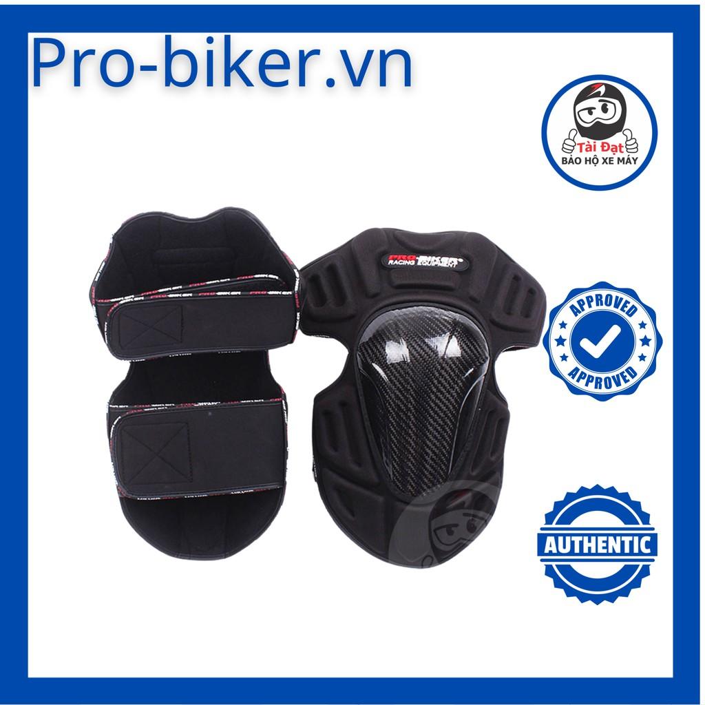 Bó gối 4 món ( 2 tay 2 chân) chất liệu Carbon Pro-Biker