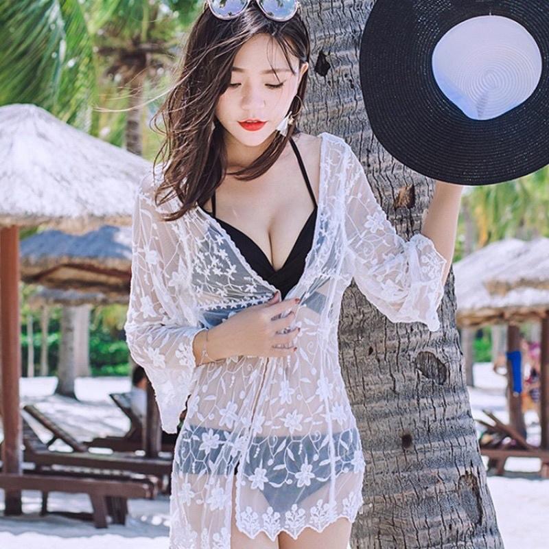 Áo choàng ren đi biển nhiều loại hot hit 2023