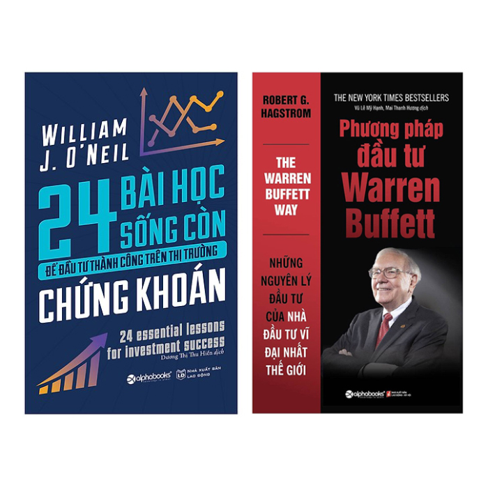 Combo Phương Pháp Đầu Tư Warren Buffett (Tái Bản 2018) + 24 Bài Học Sống Còn Để Đầu Tư Thành Công Trên Thị Trường Chứng Khoán (2 Cuốn)