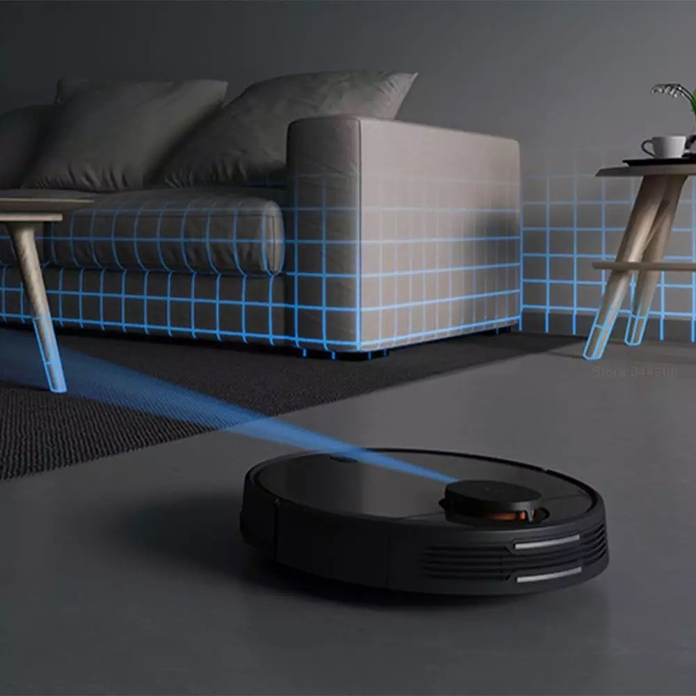 Robot hút bụi lau nhà thông minh Xiaomi Mi Vacuum Mop PRO - Cảm biến Laser LDS, Điều khiển bằng ứng dụng, tự động thiết lập quãng đường, công nghệ AI, Hỗ trợ Google Assistant -Hàng Chính Hãng- Màu ngẫu nhiên