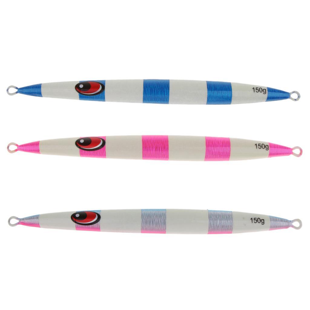 150g 18cm Metal Fishing Lure Vertical Jigging Bait Hard Heavy Weight Bait Crankbait for Casting