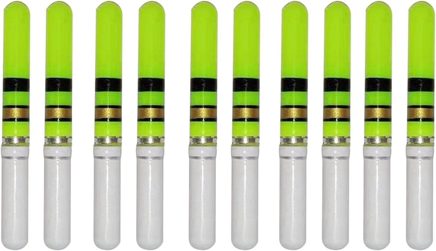 Phao Đuôi Gậy Đèn, 10 Chiếc Phao Phát Sáng Dạ Quang Đuôi Đèn Led Gậy Câu Cá Ban Đêm Chỉ Báo Phao Câu Đuôi Bobber Phao Câu Cá