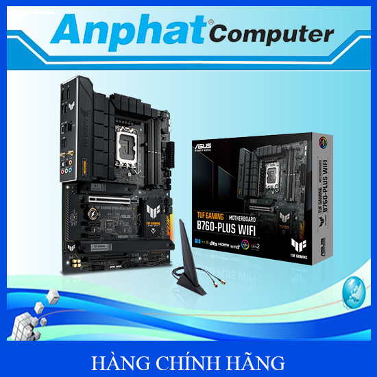 Bo mạch chủ Main ASUS TUF GAMING B760-PLUS WIFI Socket LGA 1700 - Hàng Chính Hãng