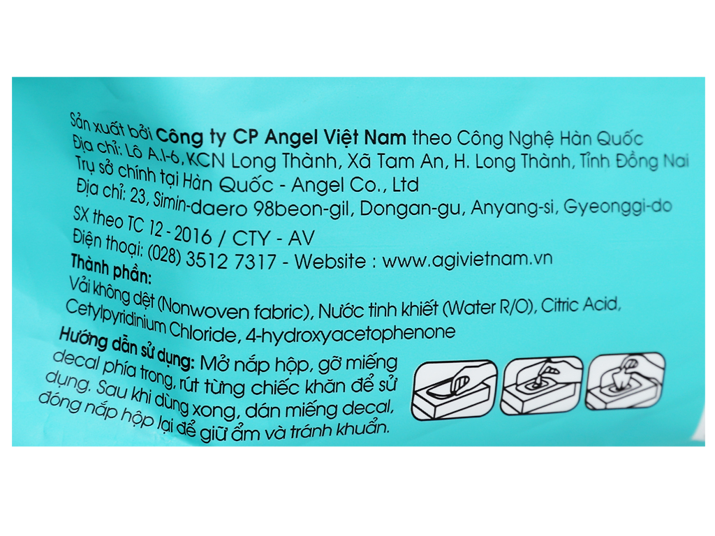 Combo 6 Gói Khăn Ướt AGI Không Hương Chim cánh cụt (100 tờ/6 gói)