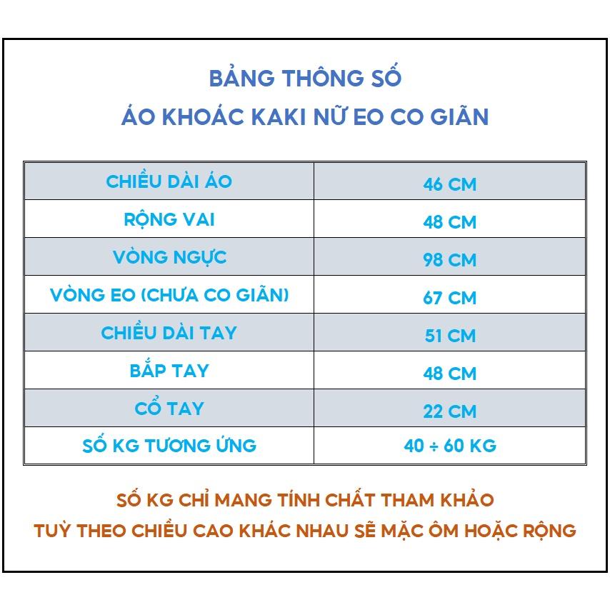 Áo khoác nữ kaki ngắn lửng croptop chống nắng ôm eo phong cách hàn quốc DynYouth