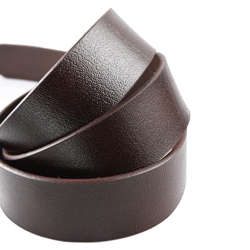 Dây da bò nguyên miếng bản 3,3cm và 3,5cm không kèm mặt
