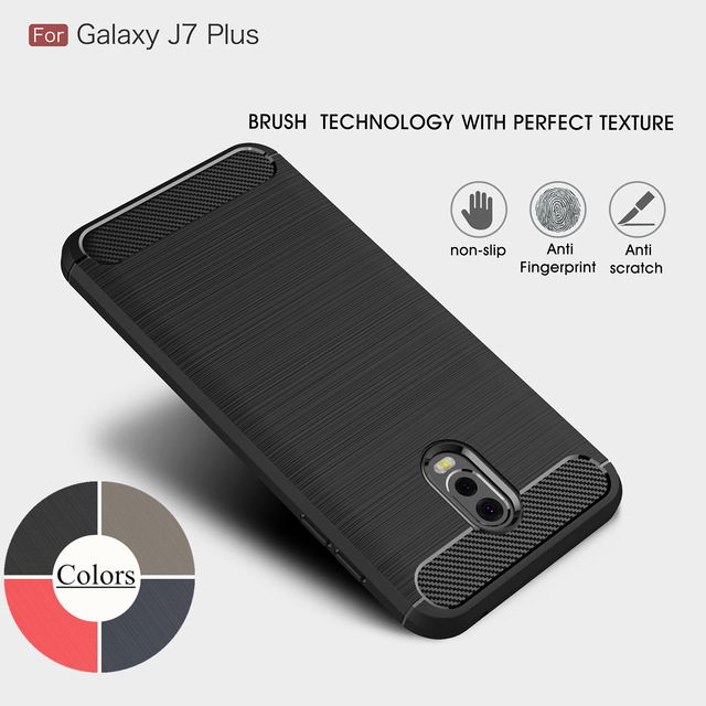 Ốp lưng chống sốc Likgus cho Samsung Galaxy J7 Plus  - Hàng chính hãng