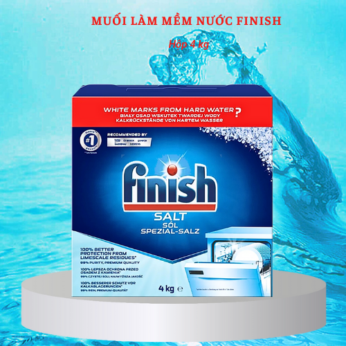 Muối rửa chén Finish 4.0kg – Muối Finish 4.0kg