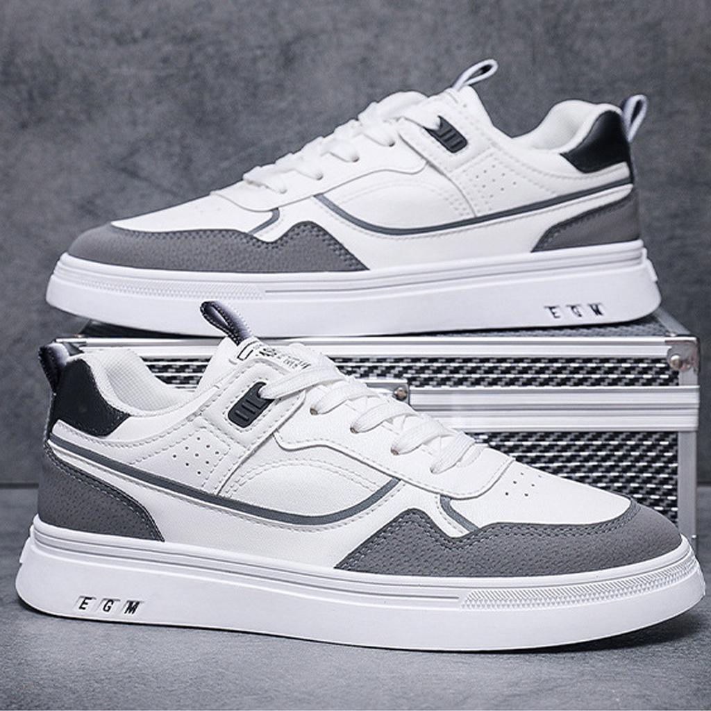 Giày nam thể thao thời trang cổ thấp dễ phối đồ chất da đẹp đủ full size, Giày sneaker nam KATEZA62