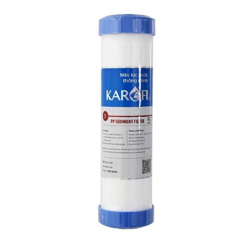 Bộ 3 Lõi Lọc Số 1 RO KAROFI KRF-L1 - Hàng Chính Hãng