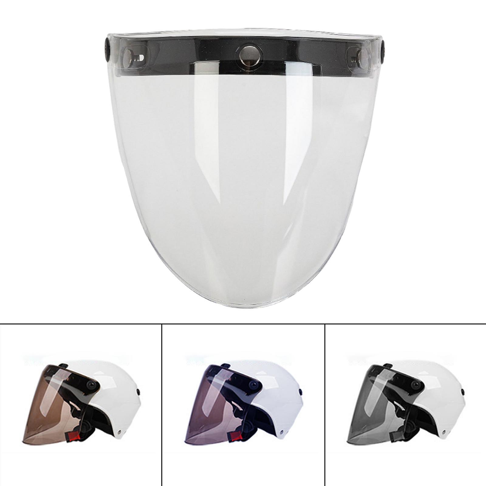 Motorcycle Helmets Visor   up for 3-Snap Anti-Fog