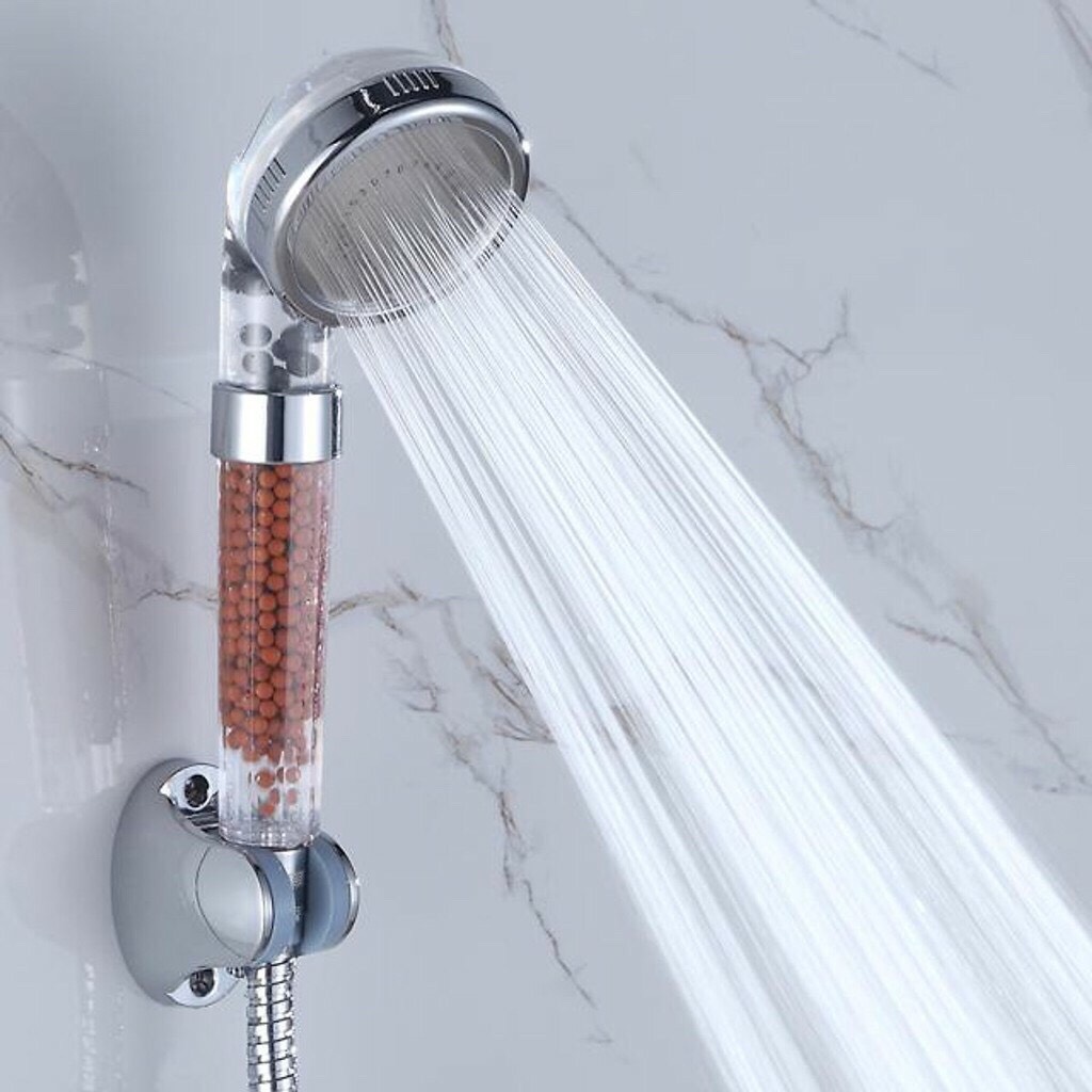 Tay Sen Tắm Tăng Áp Cao Cấp Bằng Nhựa ABS mạ bóng Crome và Niken.