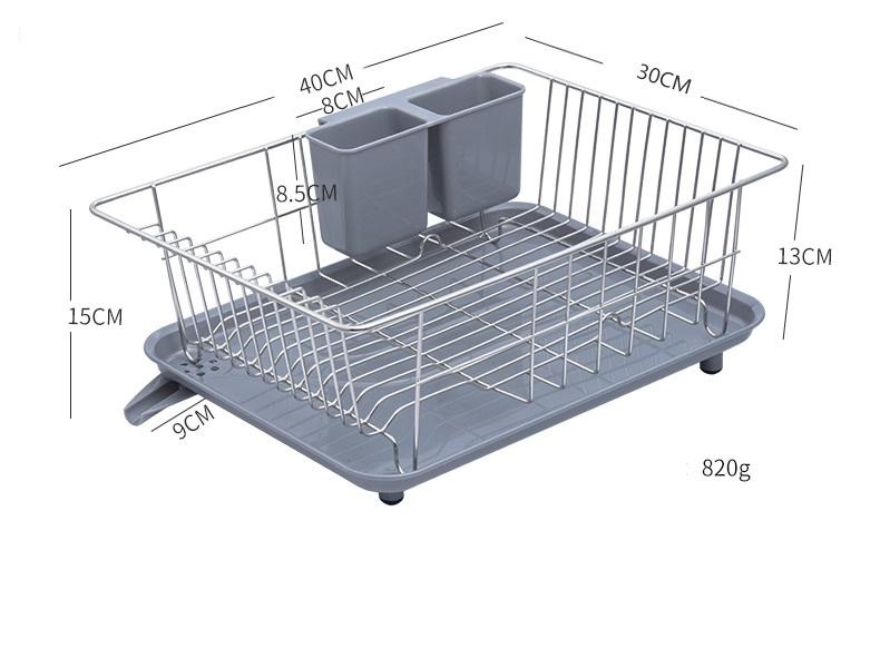 Kệ nhà bếp đa năng tiện dụng inox 304 - 40x30x15cm 820g