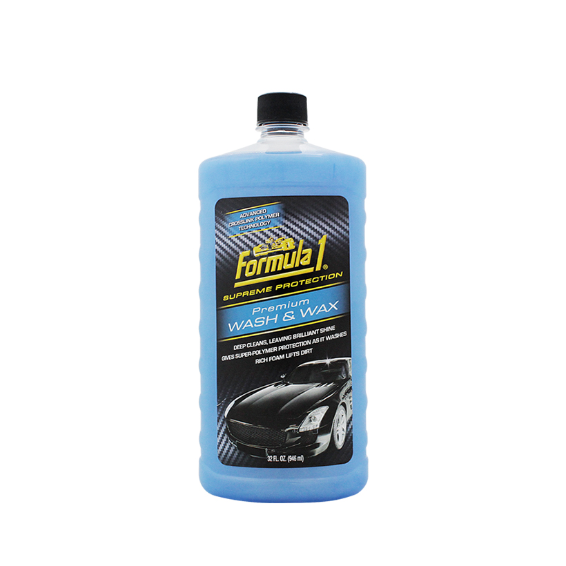 Combo Chăm sóc nội thất ngoại thất xe Formula 1: Giặt nệm khử mùi dạng xịt-Nước rửa xe có chất đánh bóng-Phục hồi sáng bóng vỏ xe
