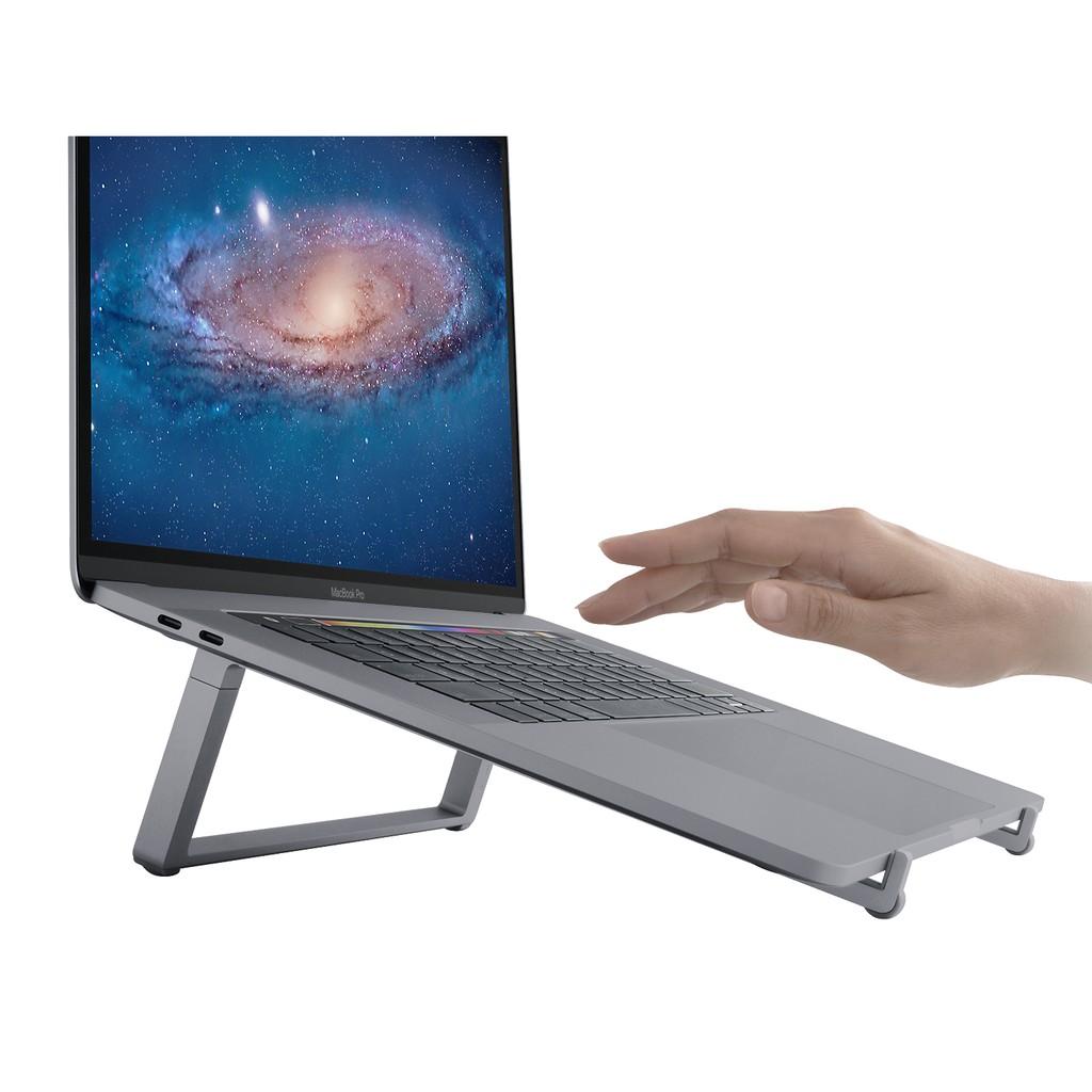 GIÁ ĐỠ TẢN NHIỆT RAIN DESIGN (USA) MBAR PRO FOLDABLE LAPTOP GRAY - HÀNG CHÍNH HÃNG