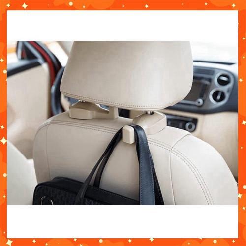 Bộ 2 móc treo đồ sau ghế ô tô chất liệu nhựa