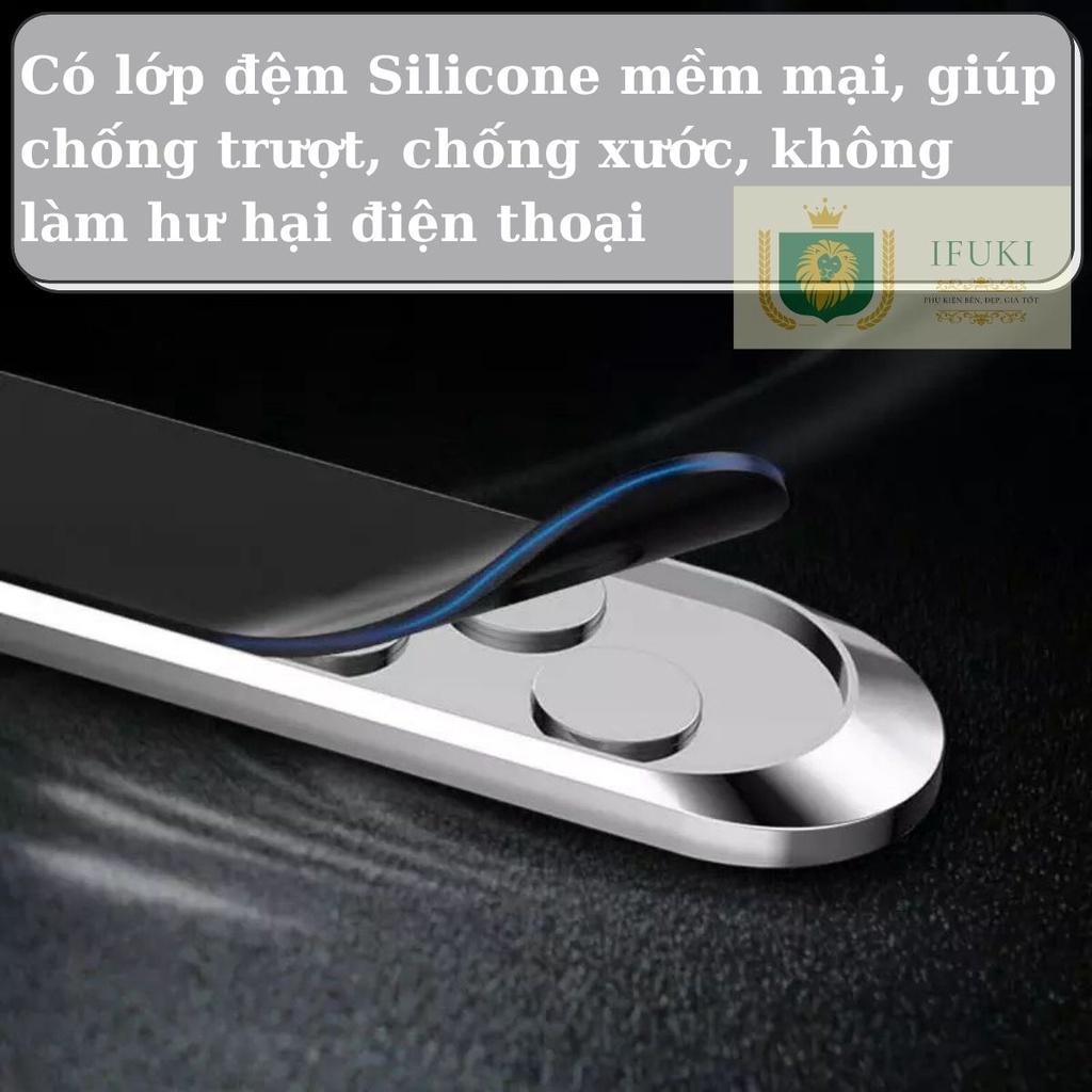 Giá đỡ điện thoại trên ô tô dùng nam châm để treo gắn trên xe hơi , xe máy , hoặc dùng cho dán tường , kệ - Xoay 360 độ