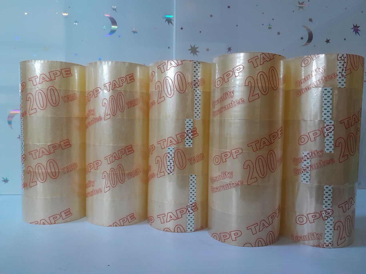 Băng keo trong 1,6Kg, 200Y, Lõi 5li, keo dày, màng dai, đủ cân, đúng lõi, giá xưởng, hàng có sẵn giao ngay