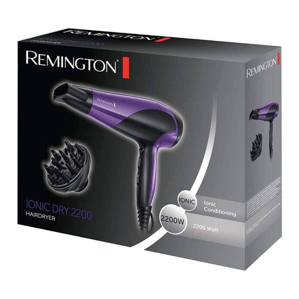 Sấy tóc Remington Ionic Dry D3190 2200W màu tím