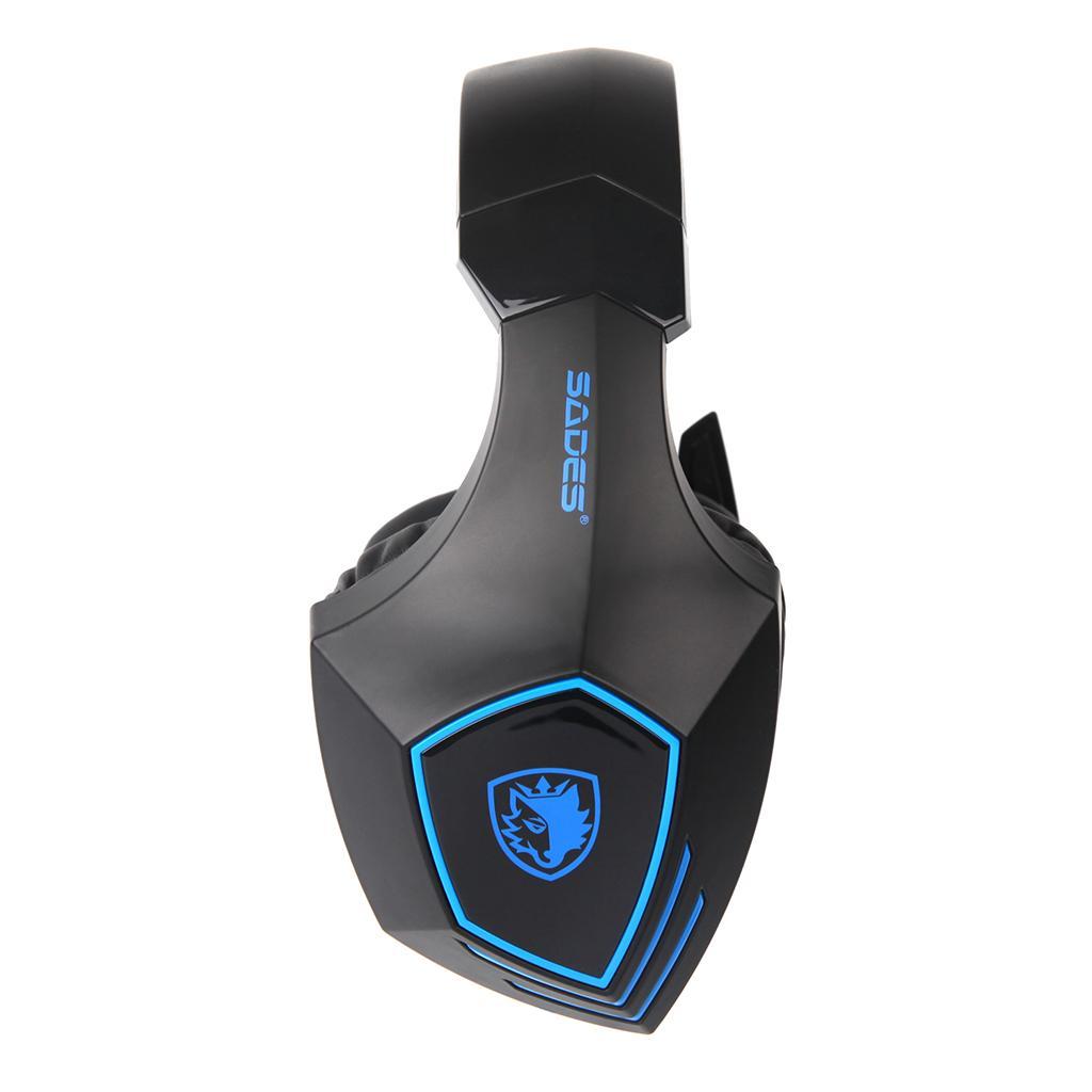 SA819 LED Stereo Headsets Surround Sound Gaming headphones 3.5mm W/ MIC