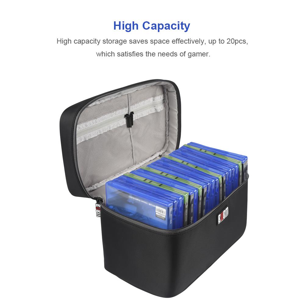 Hộp đựng đĩa Thay thế cho PS4 / PS4 PRO / Xbox Travel Holder Cover Case BUBM Portable 20pcs