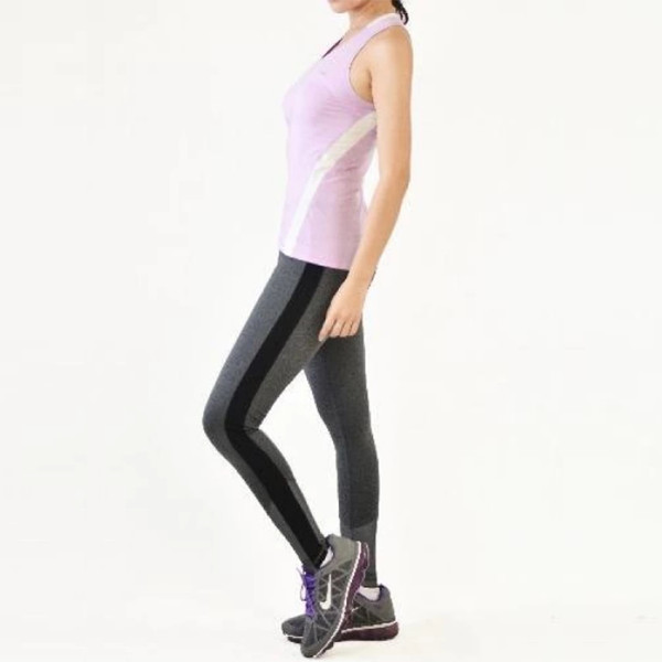 Quần dài thể thao Legging Hiye - LF005 (Xám Muối Tiêu)