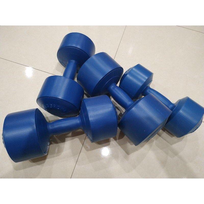 Vỏ tạ tay nhựa bát giác 3kg