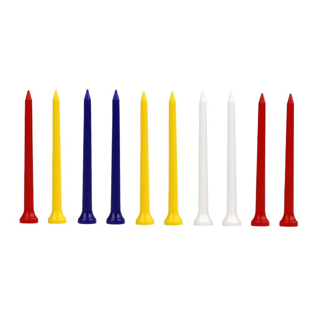 Set of 20 Bulk Golf Driving Range Tees Low Friction Plastic Golf Nails