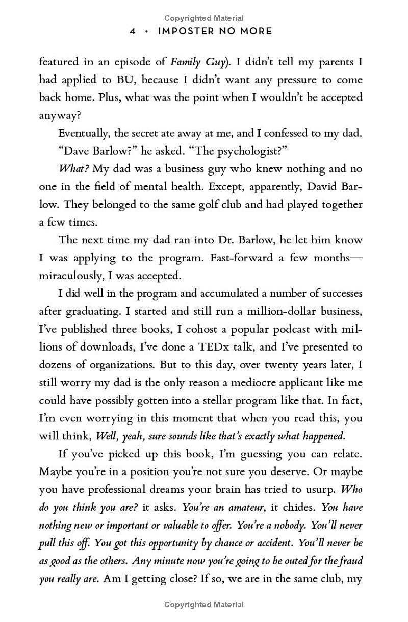 Sách ngoại văn: Imposter No More