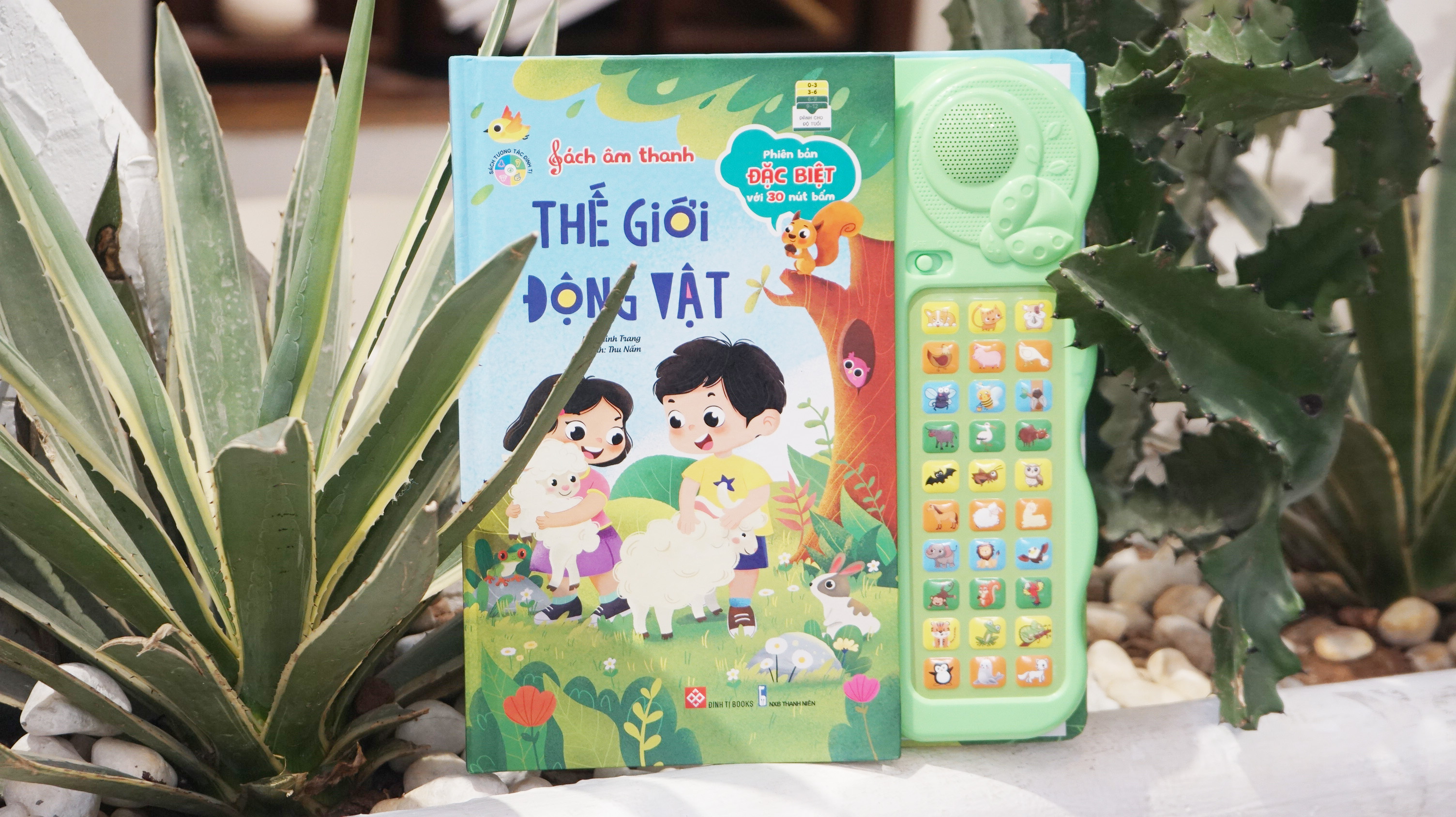Sách Âm Thanh Đinh Tị - Thế Giới Động Vật - Dành Cho Trẻ Từ 0 - 6 Tuổi