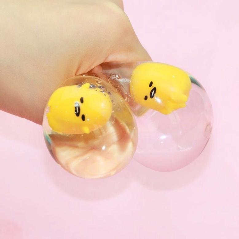 Trứng Lười Gudetama bóp trút giận xả stress giải tỏa căng thẳng đàn hồi mềm mịn