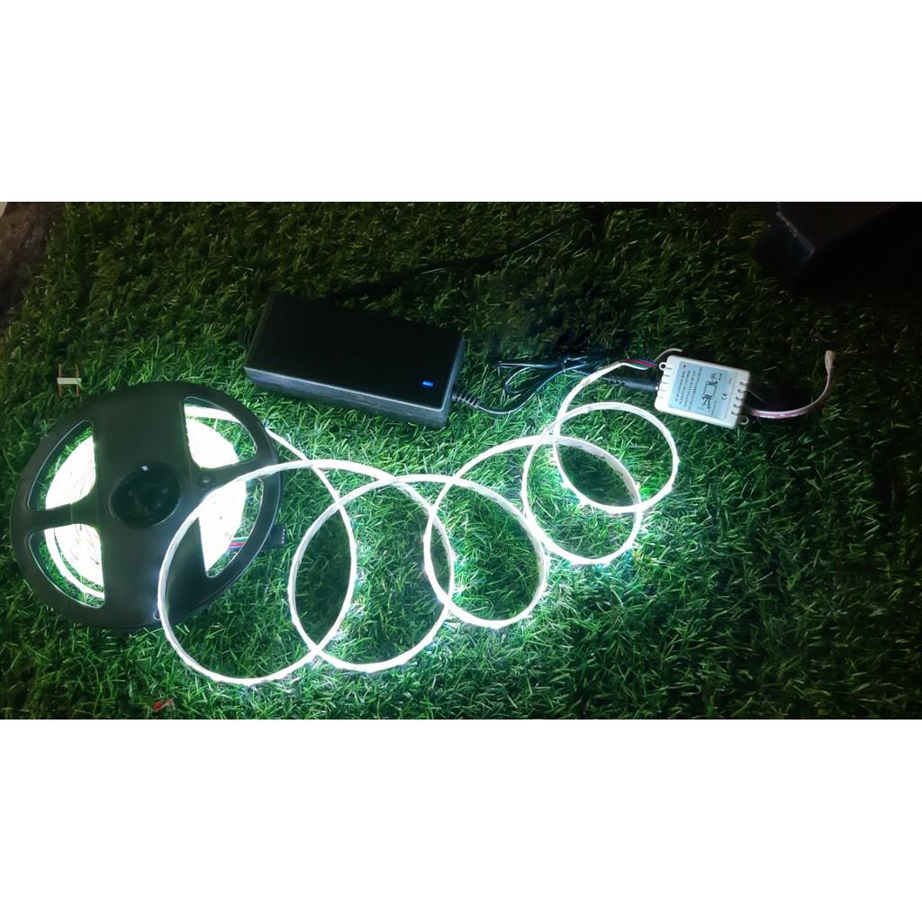 BỘ DÂY LED DÁN 5050 5M ĐƠN MÀU TRẮNG, VÀNG, DƯƠNG, ĐỎ, XANH LÁ