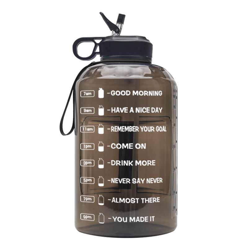 Gallon Nhựa dung tích lớn Bình nước 3,78L Bình nước thể thao Bình nước thể dục