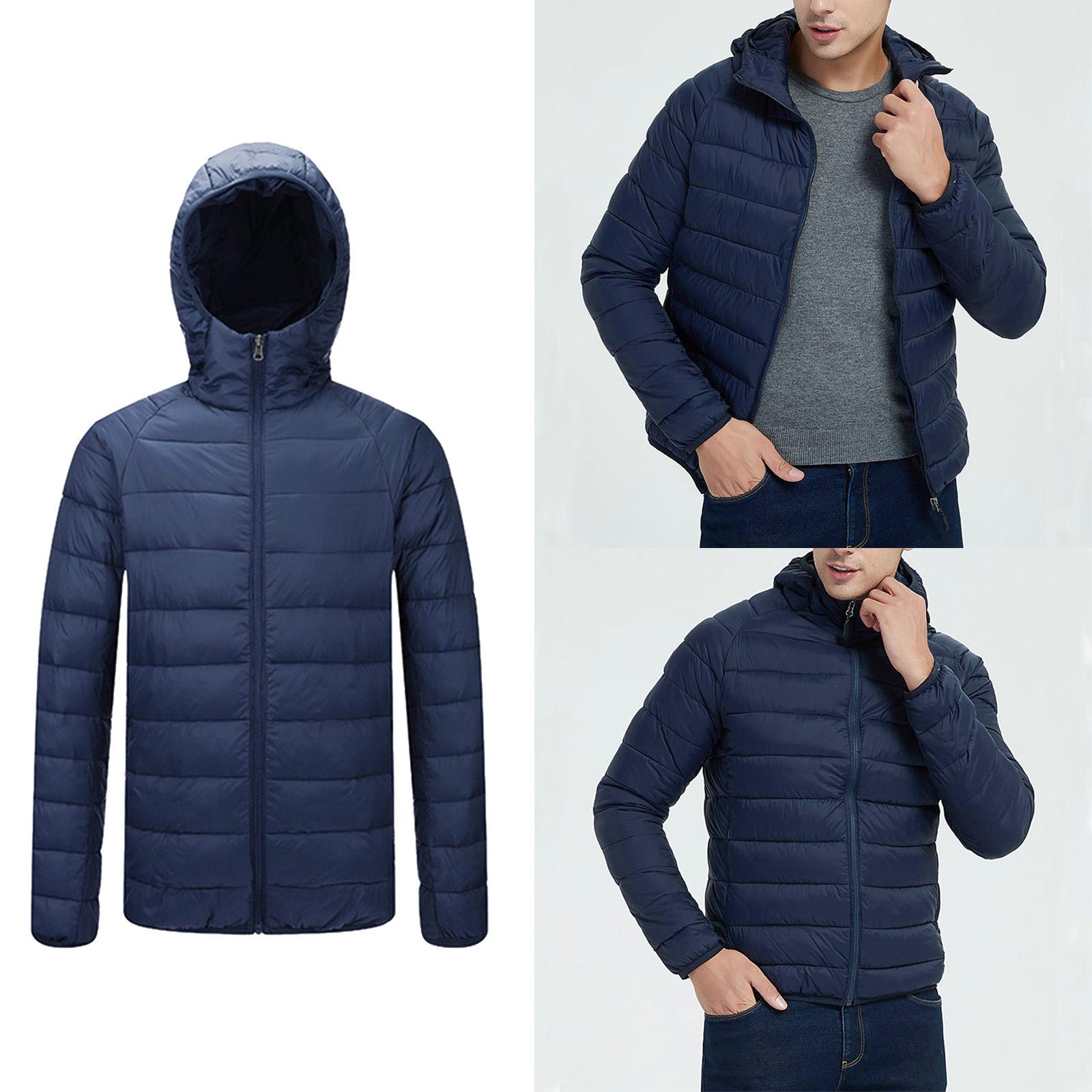 Men's Winter Ultralight Duck Down Jacket Puffer Coat