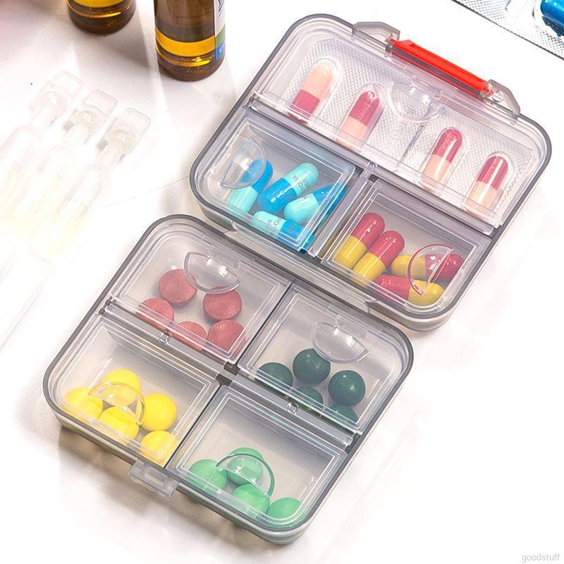 Hộp Đựng Thuốc Hình Vuông Tiện Lợi
